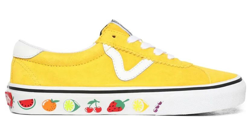 VANS Sidewall Print Vans Sport Schoenen (Geel)