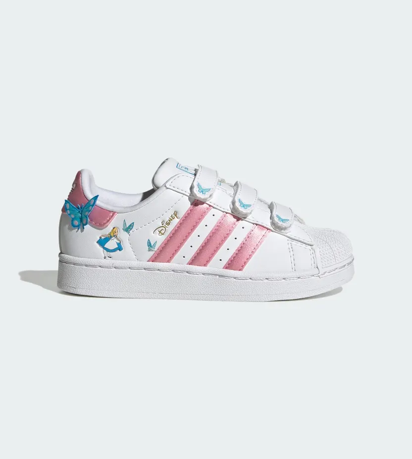 Adidas adidas Disney Superstar II Comfort Closure Cloud White / Light Pink / Lucid Aquamarine (IH1735)
