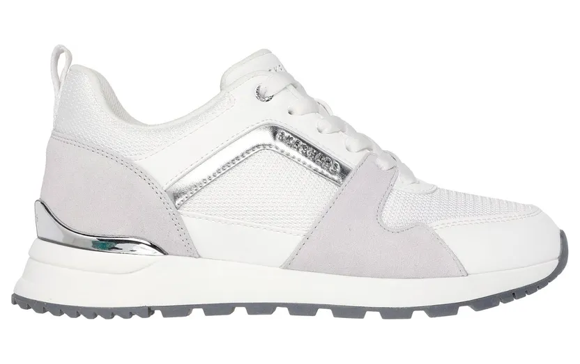 Skechers Runway – Posh Gal Wit/Zilver