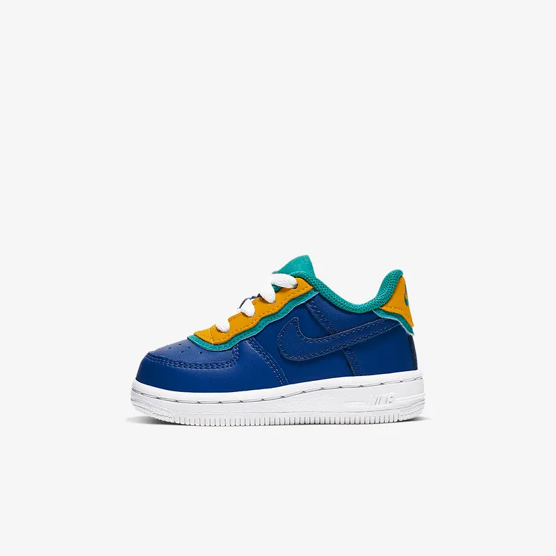 Nike Force 1 LV8 1 DBL Indigo Force Canyon Gold (BV1086-400)