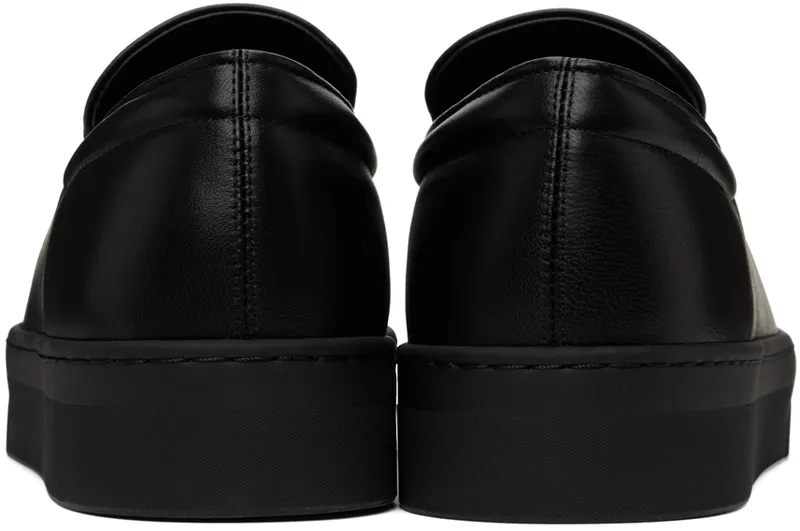 The Row Black Leather Dean Slip-On (F2008-N60)