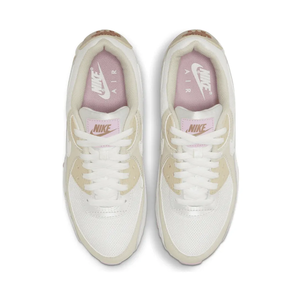 Nike Air Max 90 Summit White Light Orewood Brown (W) Summit White/Metallic Red Bronze-Light Orewood Brown-Metallic Summit White (CT1873-100)