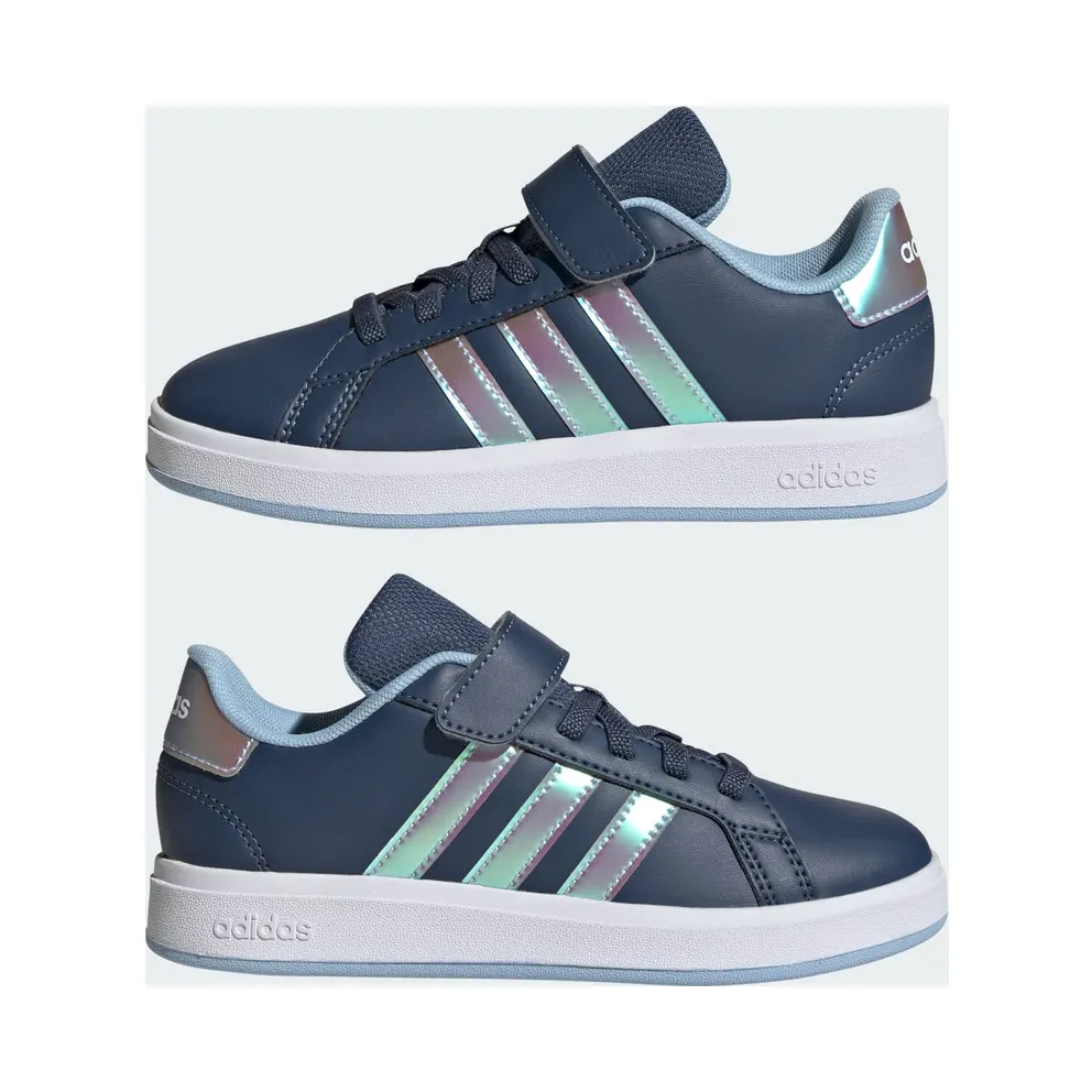 Adidas Grand Court 2.0 Kids Preloved Ink / Iridescent / Clear Sky (JR6118)