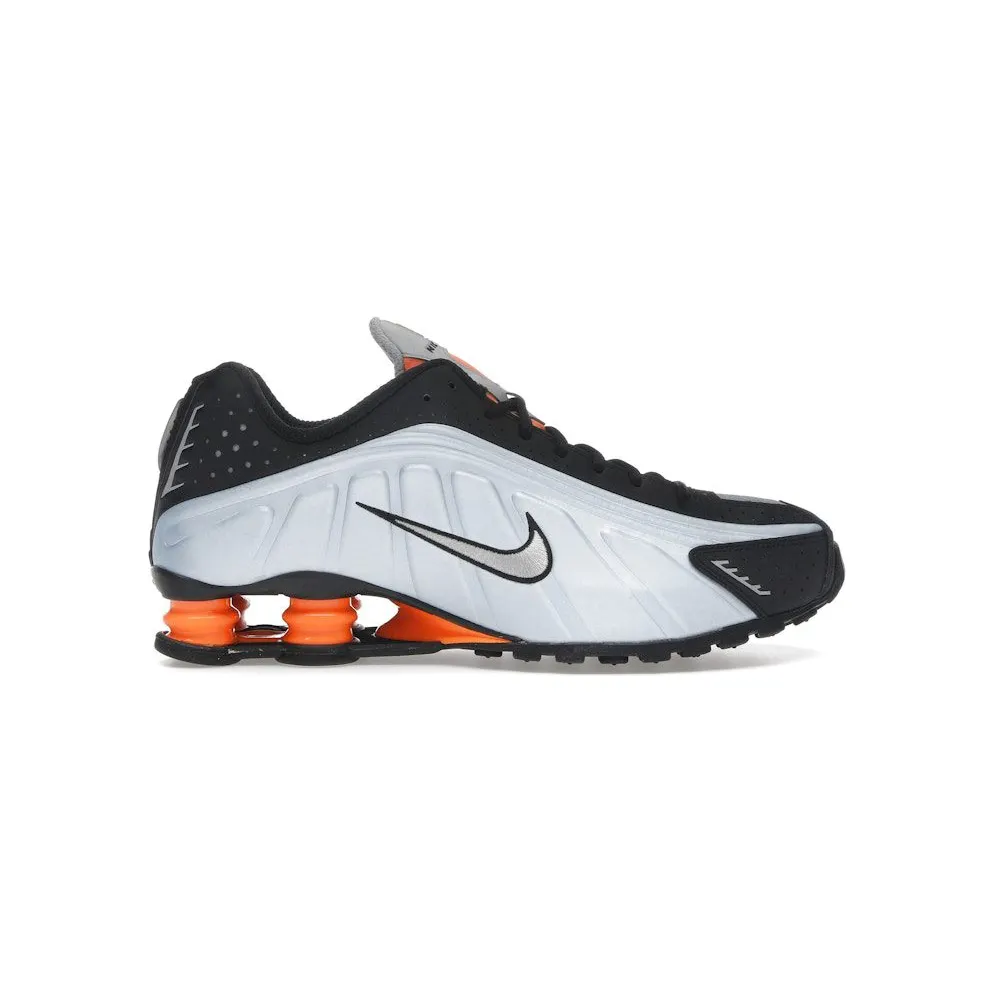 Nike Shox R4 Blue Tint Total Orange Black Metallic Silver (AR3565-401)