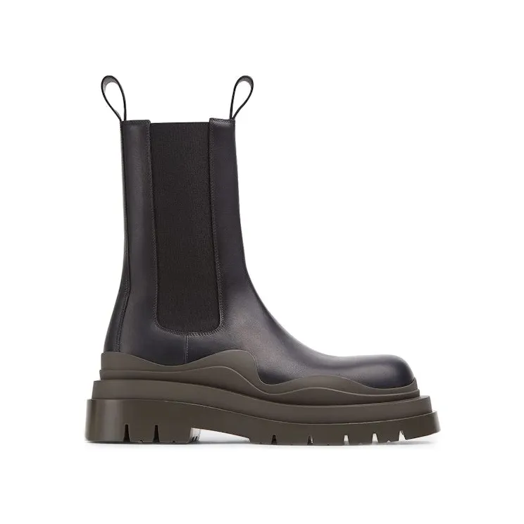 Bottega Veneta Tire Boot High Black Camping (630284VBS501291)