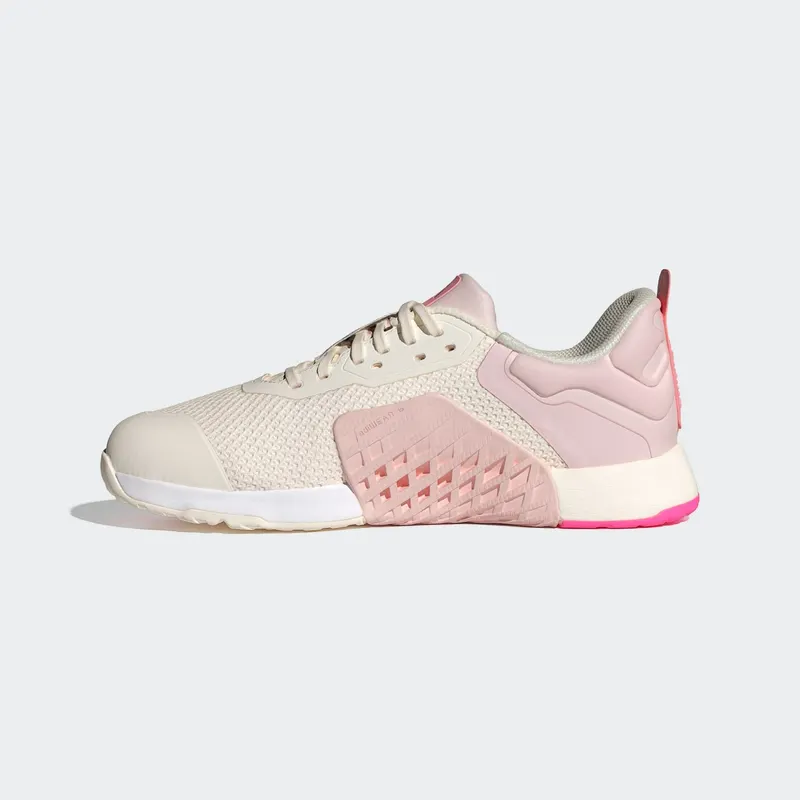 adidas Dropset 3 Chalk White Iron Metallic Semi Pink Spark (ID8635)