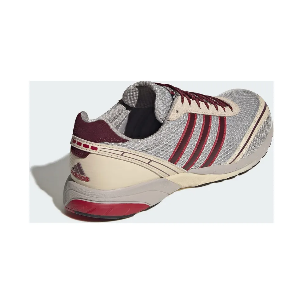 adidas Adizero Adios OG “Clear Granite / Maroon / Team Victory Red” (KI6185)