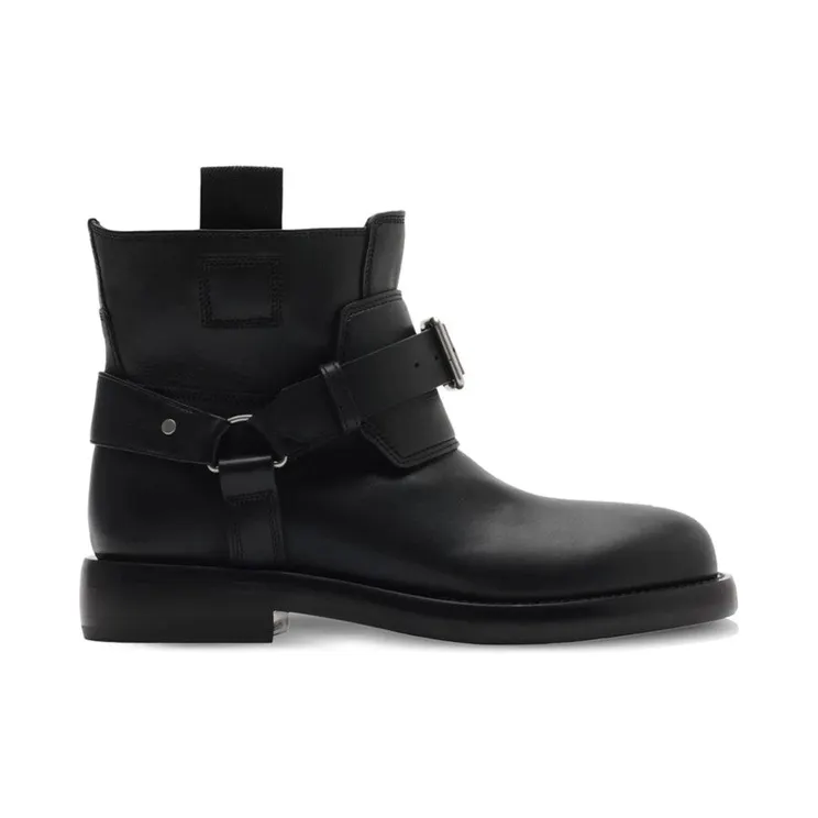 Burberry Leather Cobble Boot Black (8101287)