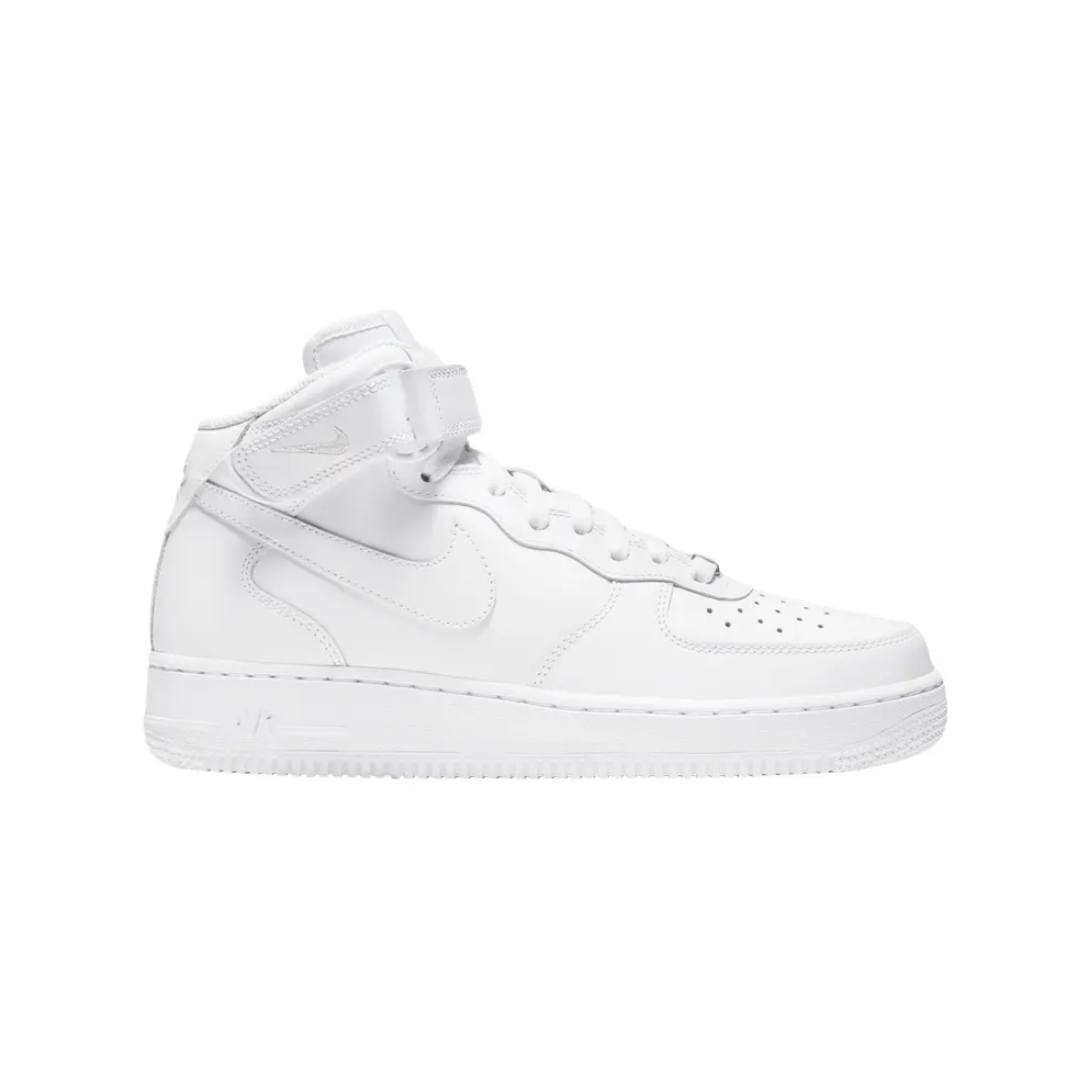 Nike Air Force 1 Mid Triple White (W) (DD9625-100/366731-100)