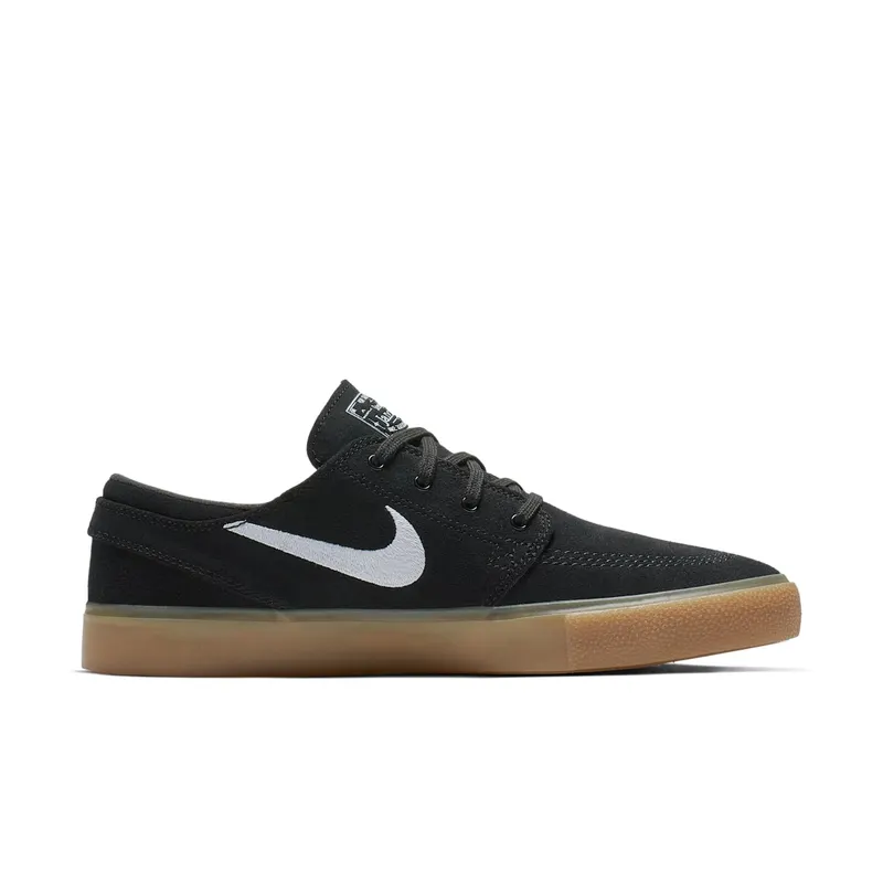 Nike SB Zoom Janoski RM Black White Gum Black/White-Black-Gum Light Brown (AQ7475-003)