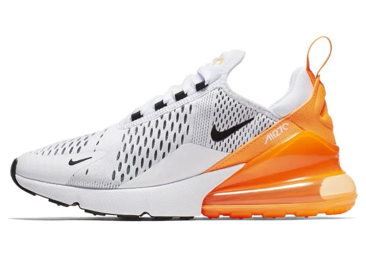 Nike Air Max 270 White Black Orange (W)