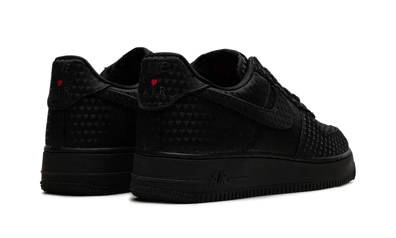 Nike Air Force 1 “Valentine’s Day – Triple Black (2026)” (IB6836-001)