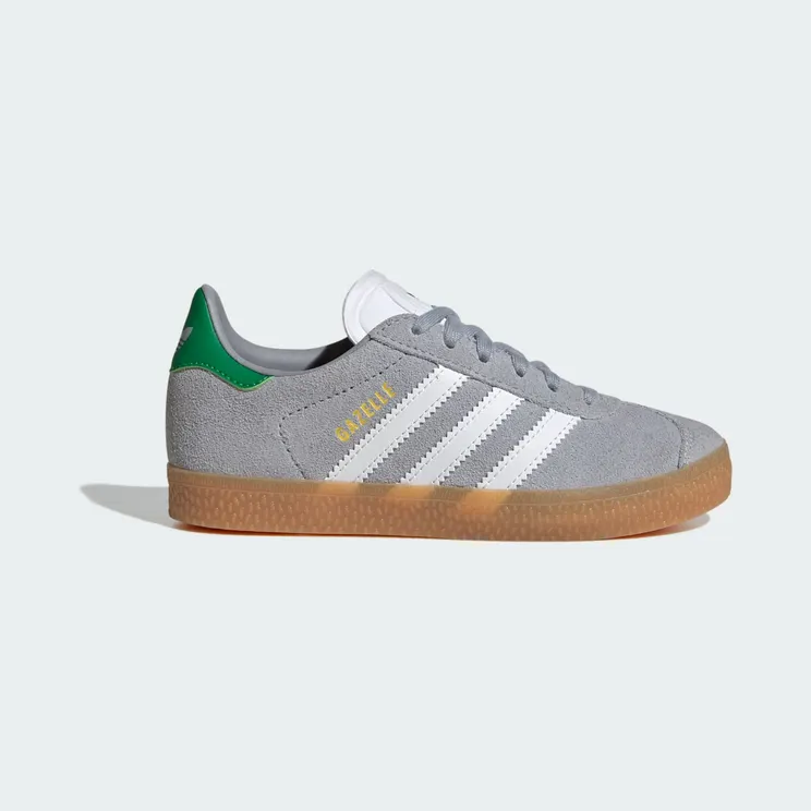 Adidas Gazelle Halo Silver / Cloud White / Green (JQ5999)