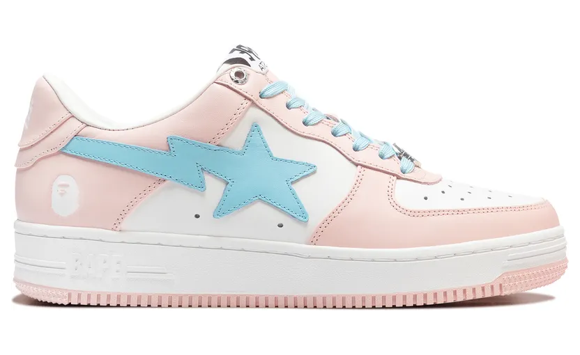A Bathing Ape Bape Sta Pastel Pink