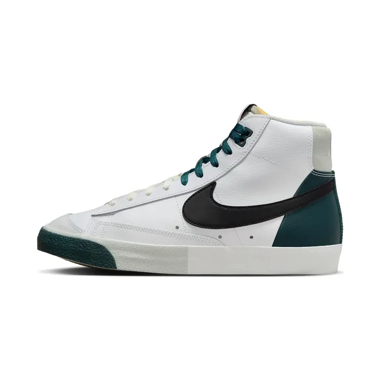 Nike Blazer Mid ’77 PRM “White / Deep Jungle / Light Silver / Black” (FB8889-100)
