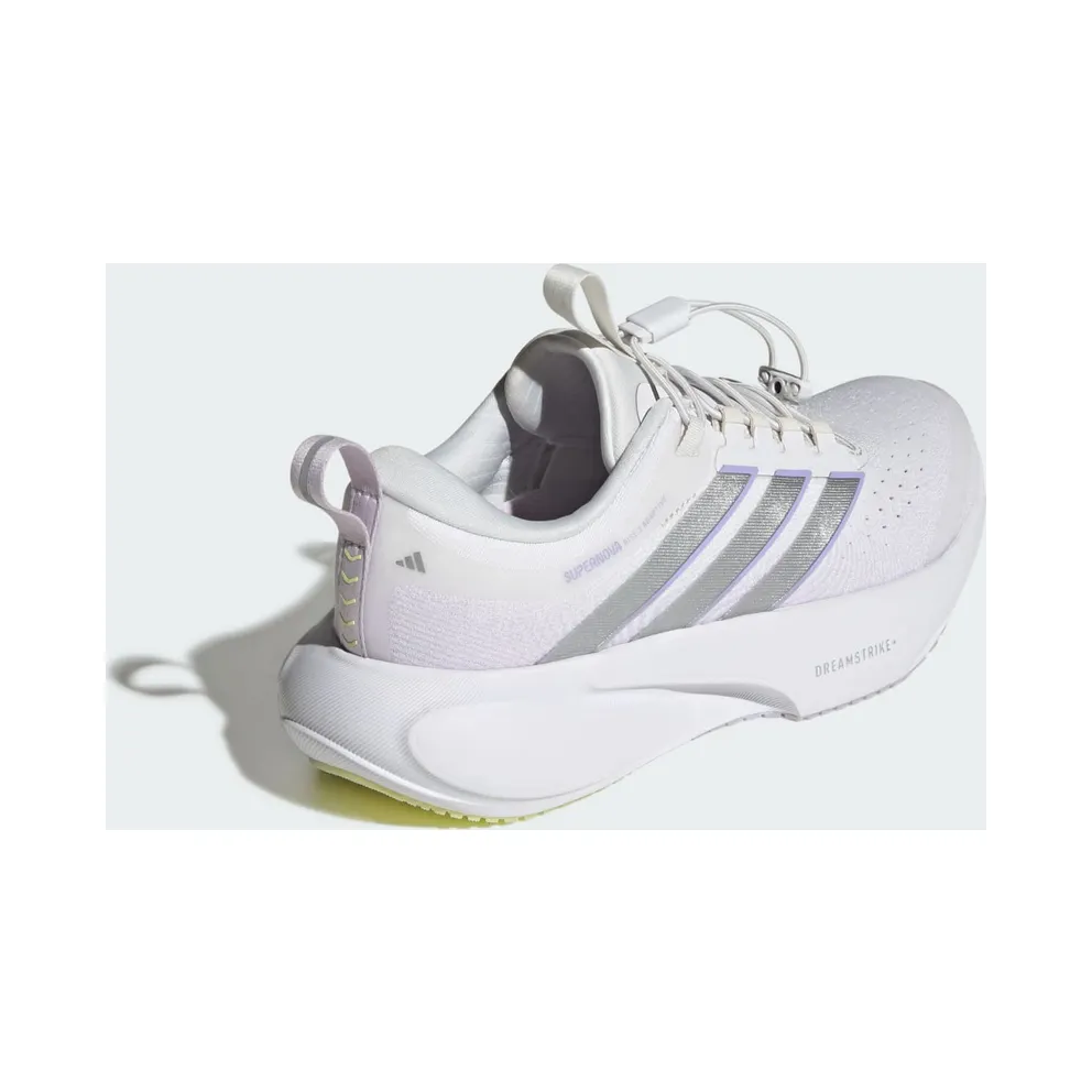Adidas SUPERNOVA RISE 3 ADAPTIVE Running Shoes Crystal White / Silver Metallic / Glow Purple (KJ5597)