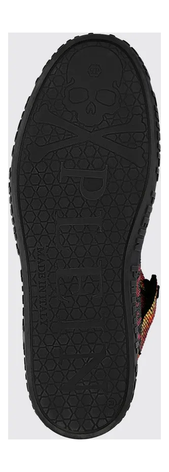 Philipp plein Suede Sneakers with Rhinestones Black (PADSMSC3924PLE010N0221) (3)