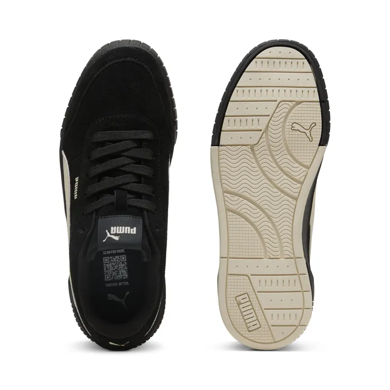 Puma Carina Mia Suede “Puma Black / Alpine Snow” (402638_05)