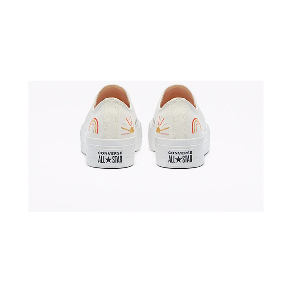 Converse Summer Spirit Platform Chuck Taylor All Star Low Top Egret/multi/vintage White (571924C)