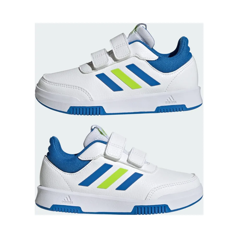 Adidas Tensaur with Velcro Cloud White / Bright Royal / Solar Slime (JH9538)
