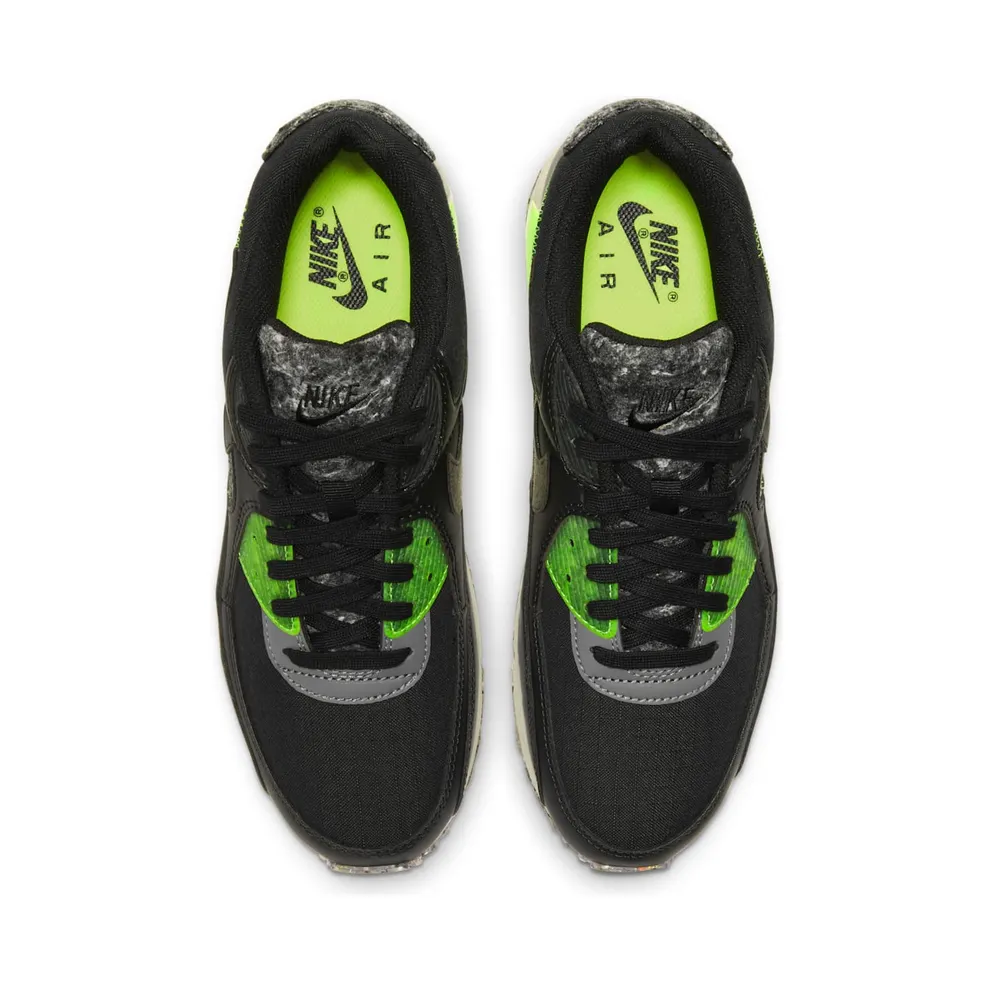 Nike Air Max 90 M2Z2 Black Electric Green Black/Electric Green-Smoke Grey-Light Bone (DD0383-001)