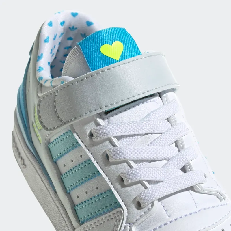 Adidas Forum Low Cloud White / Sky Rush / Clear Aqua (GZ0800)