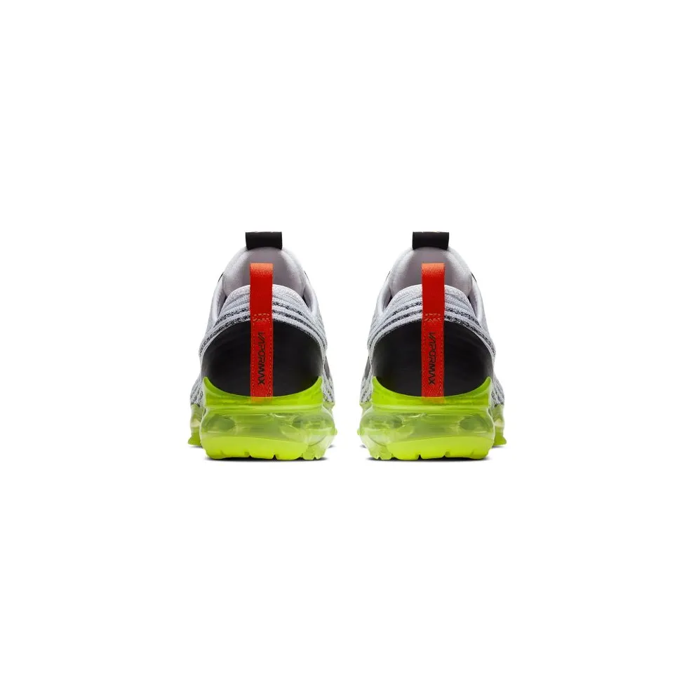 Nike Air VaporMax Flyknit 3 Retro Future (GS) White/Black-Volt-Bright Crimson (BQ5238-100)