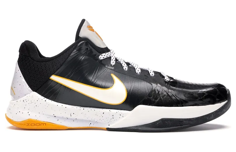 Nike Zoom Kobe 5 ‘Del Sol’ Black/White-Del Sol (386429-002)