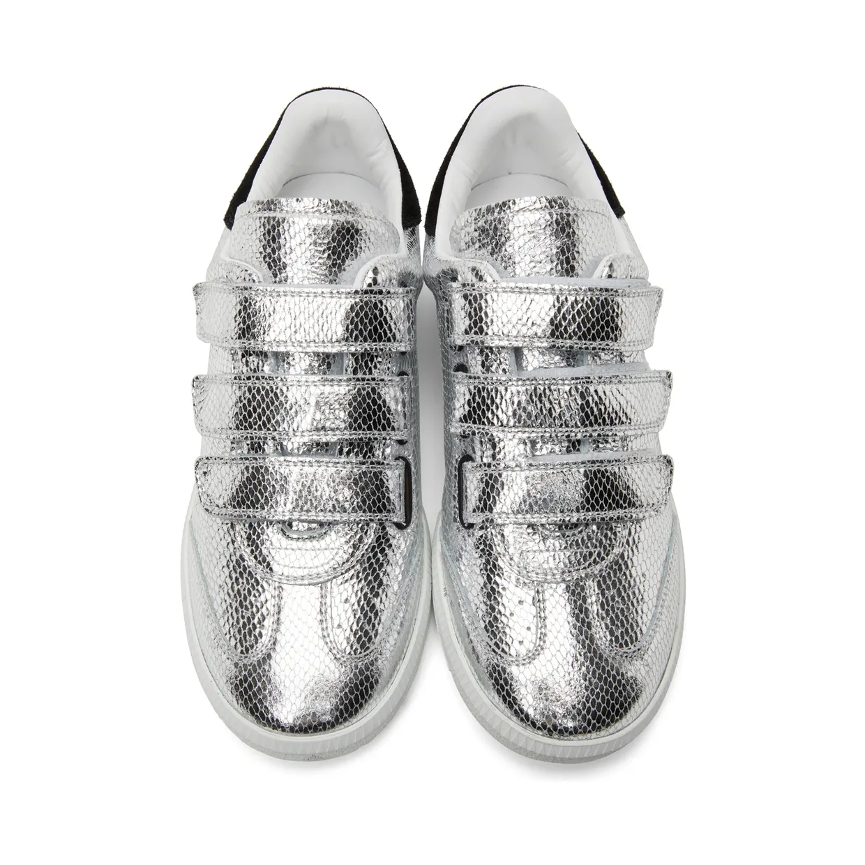 Isabel Marant Silver Goatskin Beth Sneakers (21HBK0031-21H021S) (5)