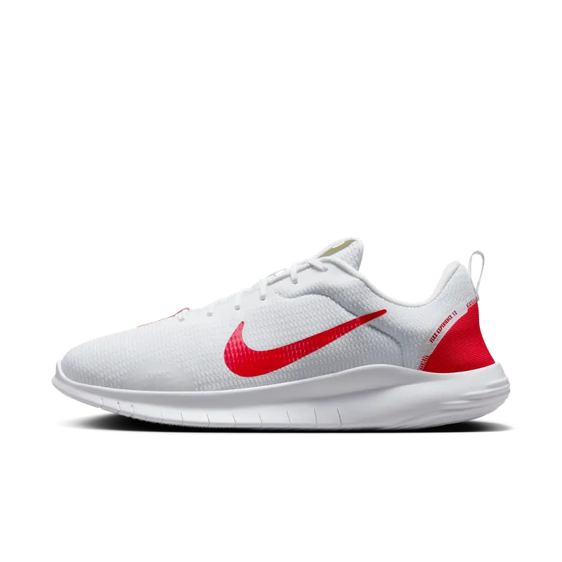 Nike Flex Experience Run 12 White University Red (DV0740-102)