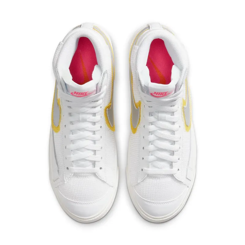 Nike Blazer Mid 77 Cotton Waffle White University Gold White/Metallic Silver-University Gold-Soar (CZ8105-100)