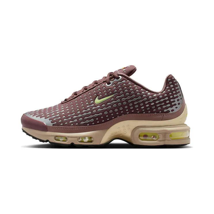 Nike Air Max Plus VII Kylian Mbappé “Plum Eclipse / Metallic Gold Grain / Black / Barely Volt” (HQ2197-200)