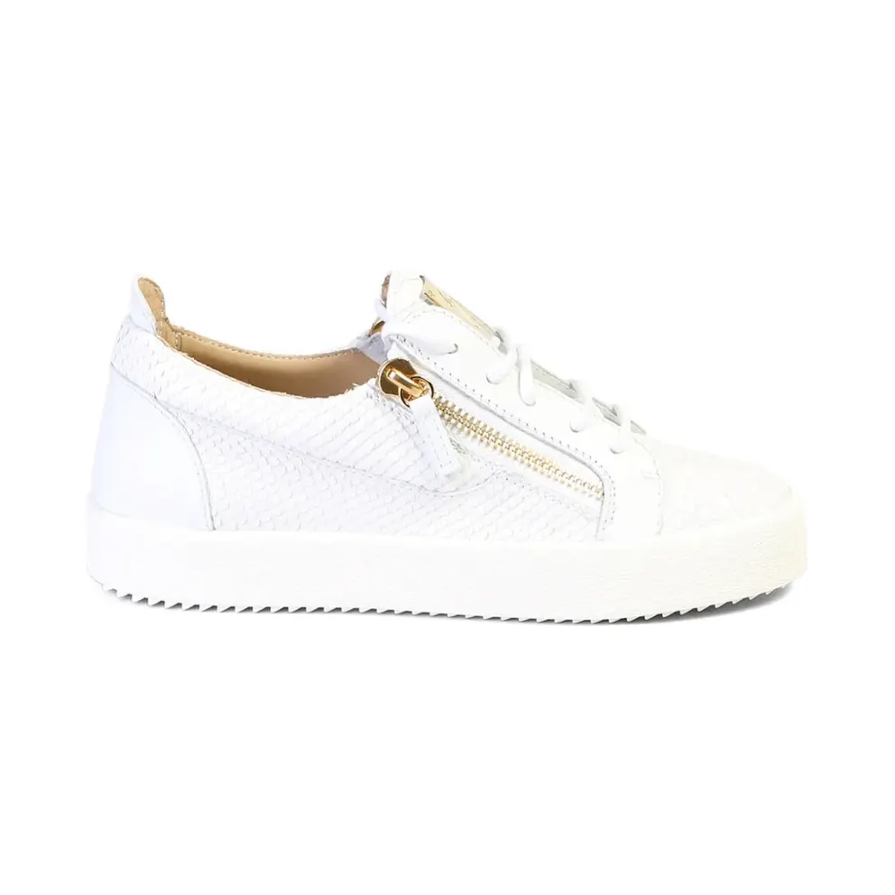 Giuseppe Zanotti ‘Nicki’ mit Schlangenleder-Optik – Black (RW70000014)