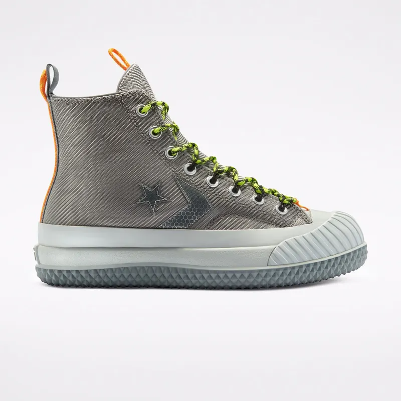 Converse Bosey MC High ‘Metallic Vis – Grey Silver’ Grey/Grey/Orange (169528C)