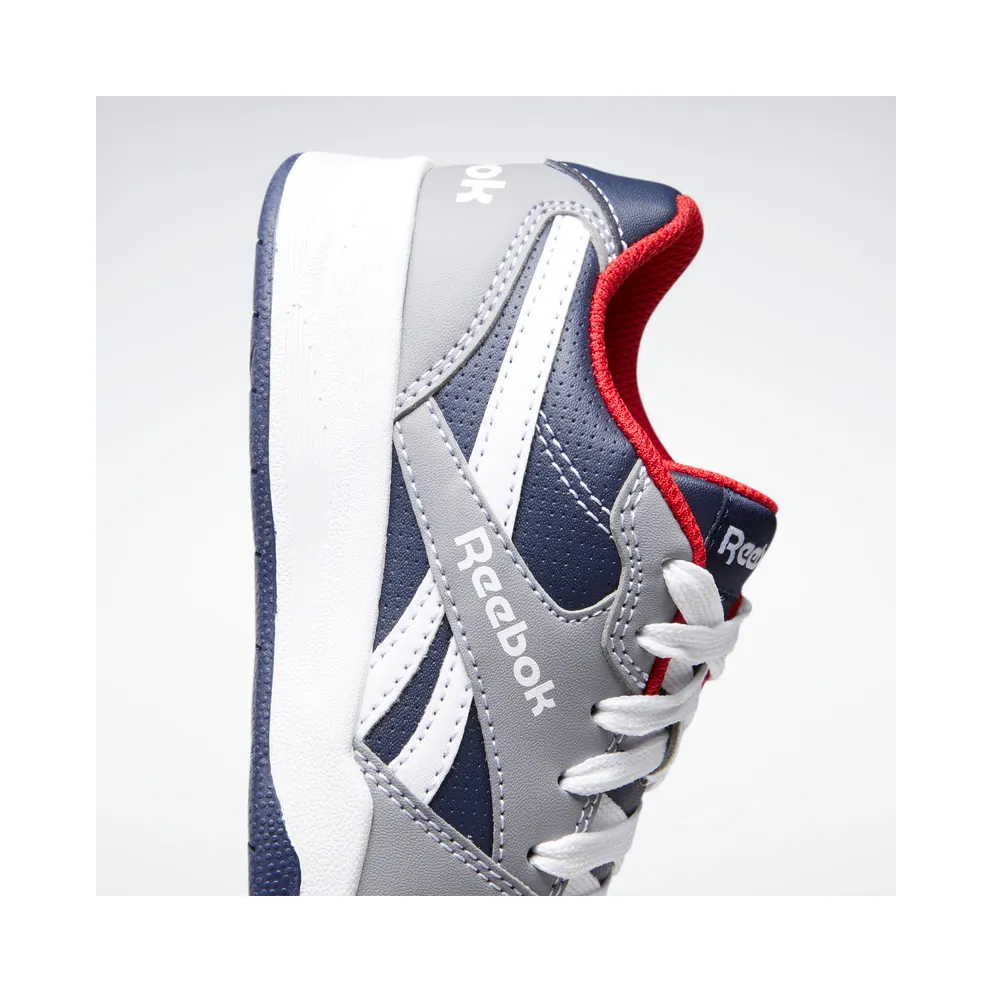 Adidas BB4500 Court Low Pure Grey 5 / Vector Navy / Vector Red (FY5141)