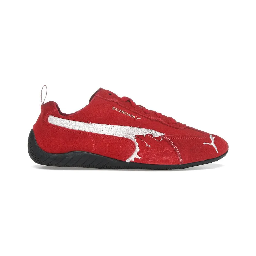 Balenciaga x Puma Speedcat Suede Distressed Red White (847146 WSDSD 6910)