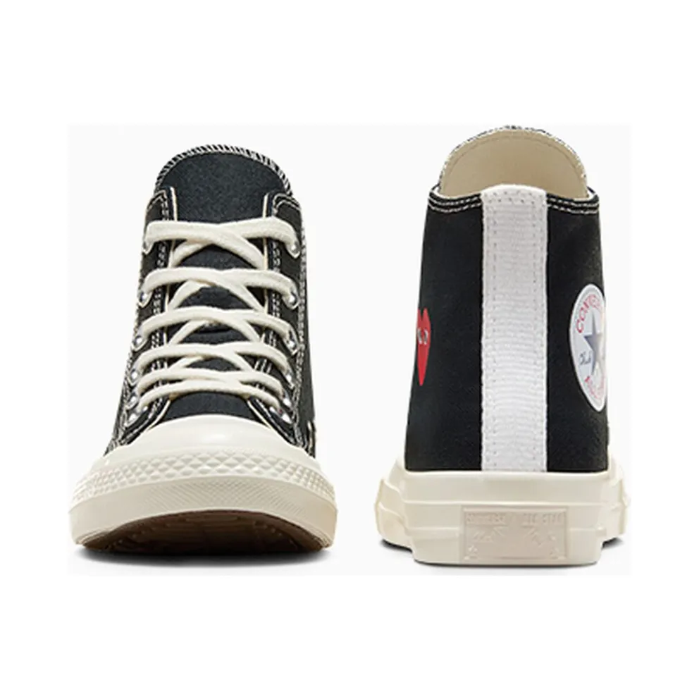 Converse Chuck Taylor All Star 70 Hi Comme des Garcons PLAY Single Heart Black (A08802C)
