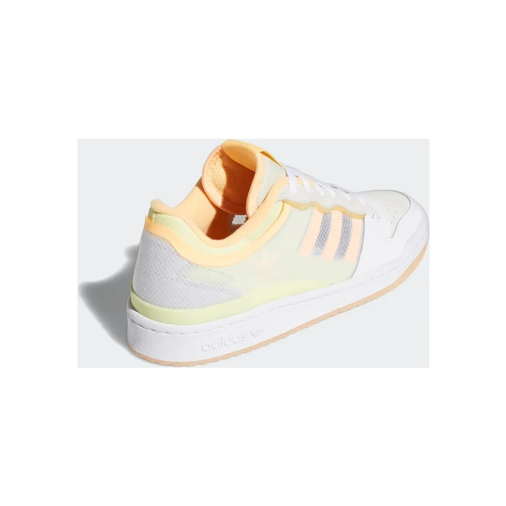 adidas Forum Low Transparent Panel Cloud White / Yellow Tint / Acid Orange (FY8013)