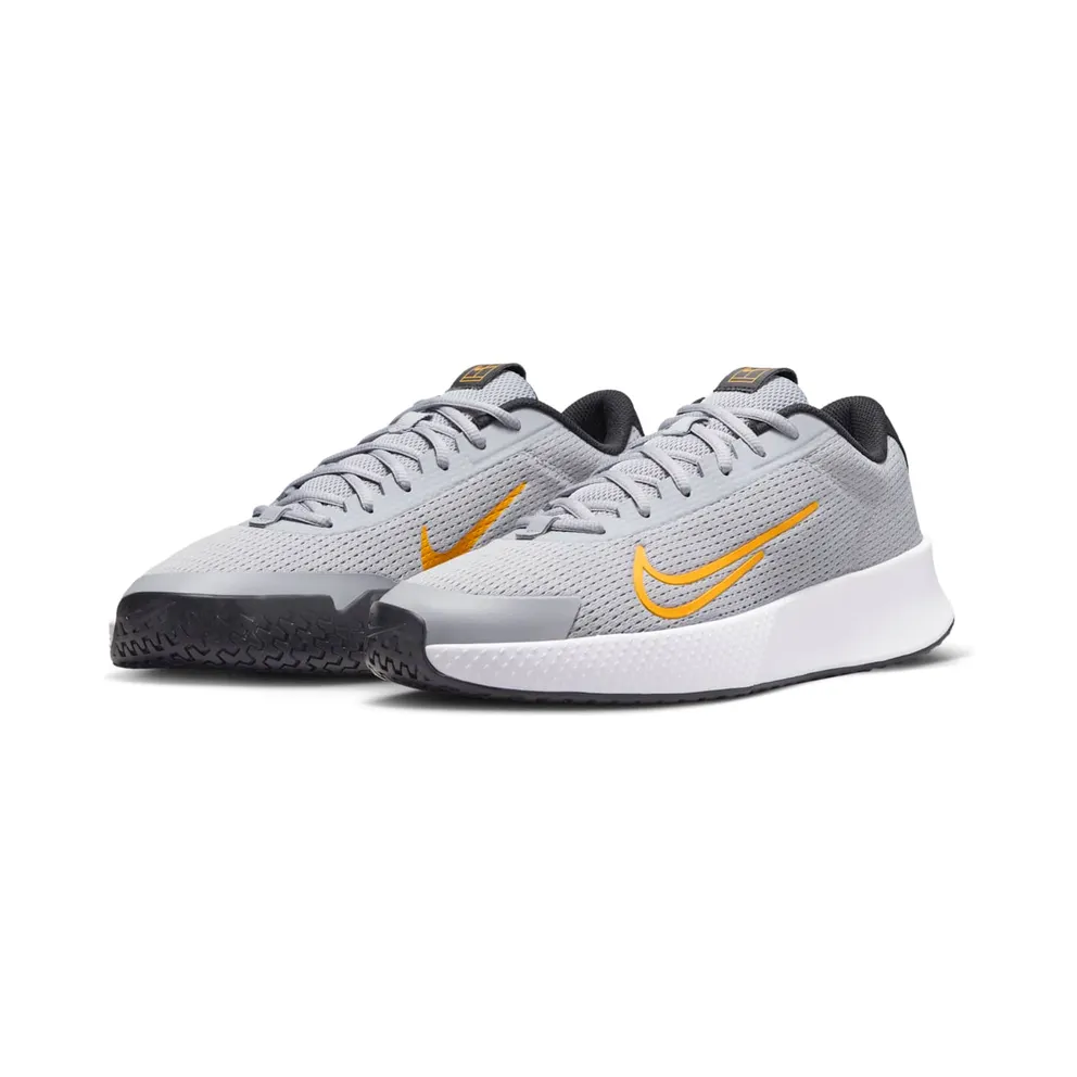 Nike Court Vapor Lite 2 HC Wolf Grey Black Laser Orange (DV2018-005)