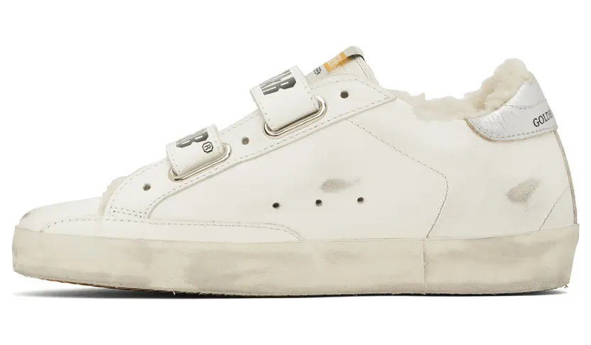 Golden Goose White Old Skool Sneakers (WF00111.F003348.11227) (3)