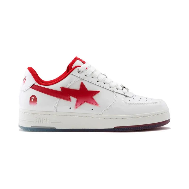 A Bathing Ape Bape Sta #4 Red White (1M30-191-304)