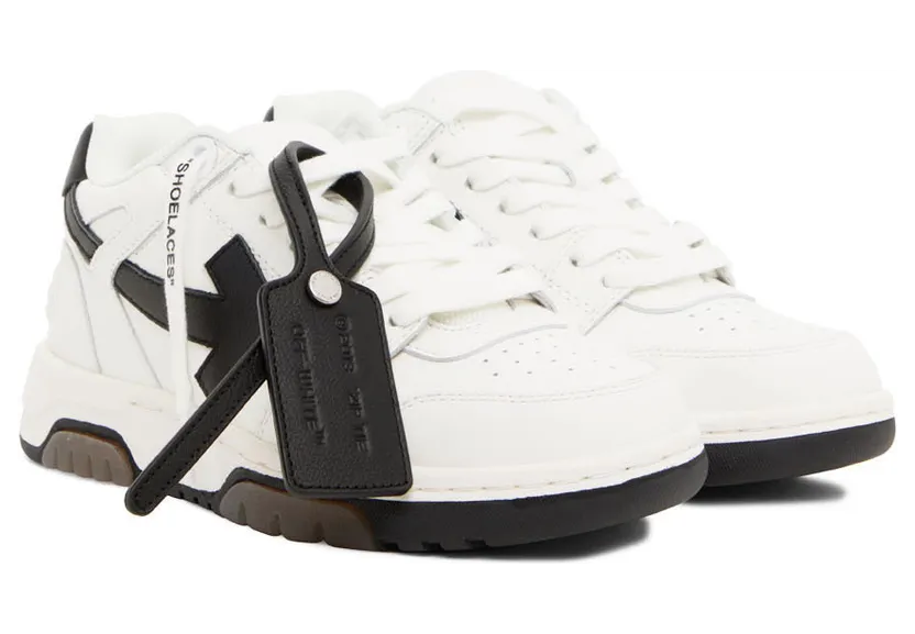 Off-White White & Black Out Of Office Sneakers (OWIA259C99LEA0010110) (4)
