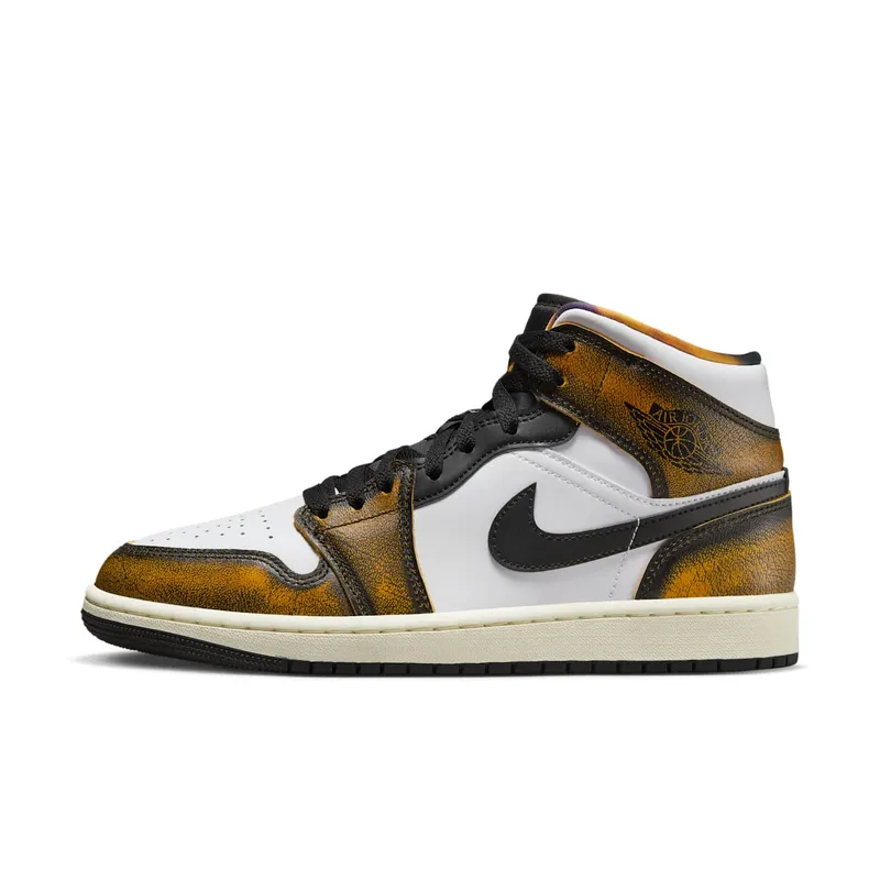 Jordan Air Jordan 1 Mid SE “Black/Taxi-White-Sail” (DQ8417-071)