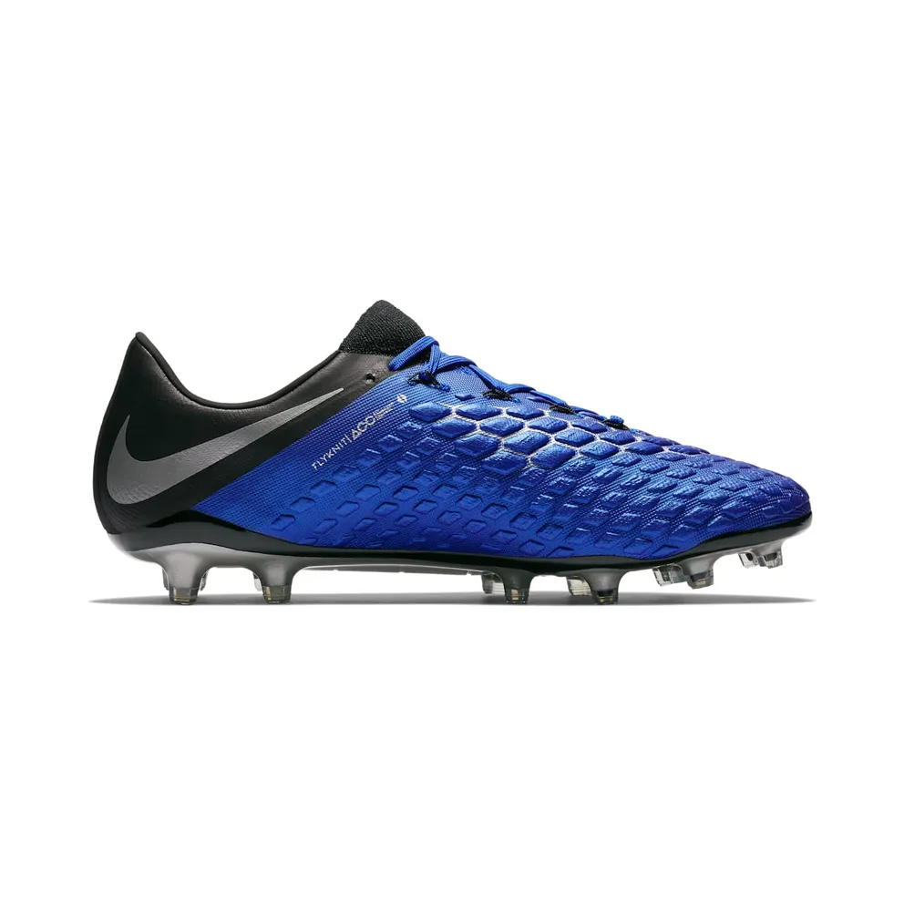 Nike Hypervenom Phantom 3 Elite Flyknit FG Racer Blue Racer Blue/Metallic Silver (AJ3805-400)