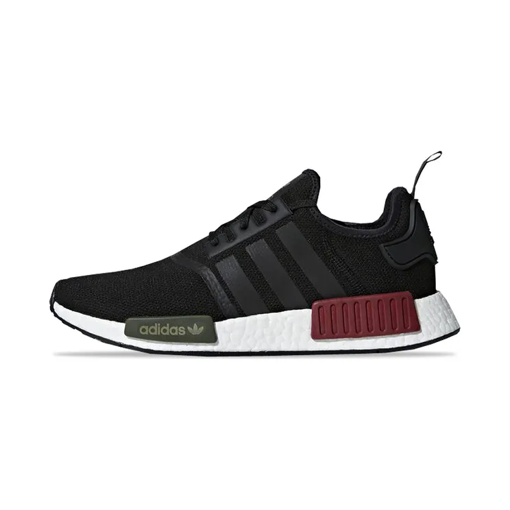 adidas NMD R1 Core Black Collegiate Burgundy