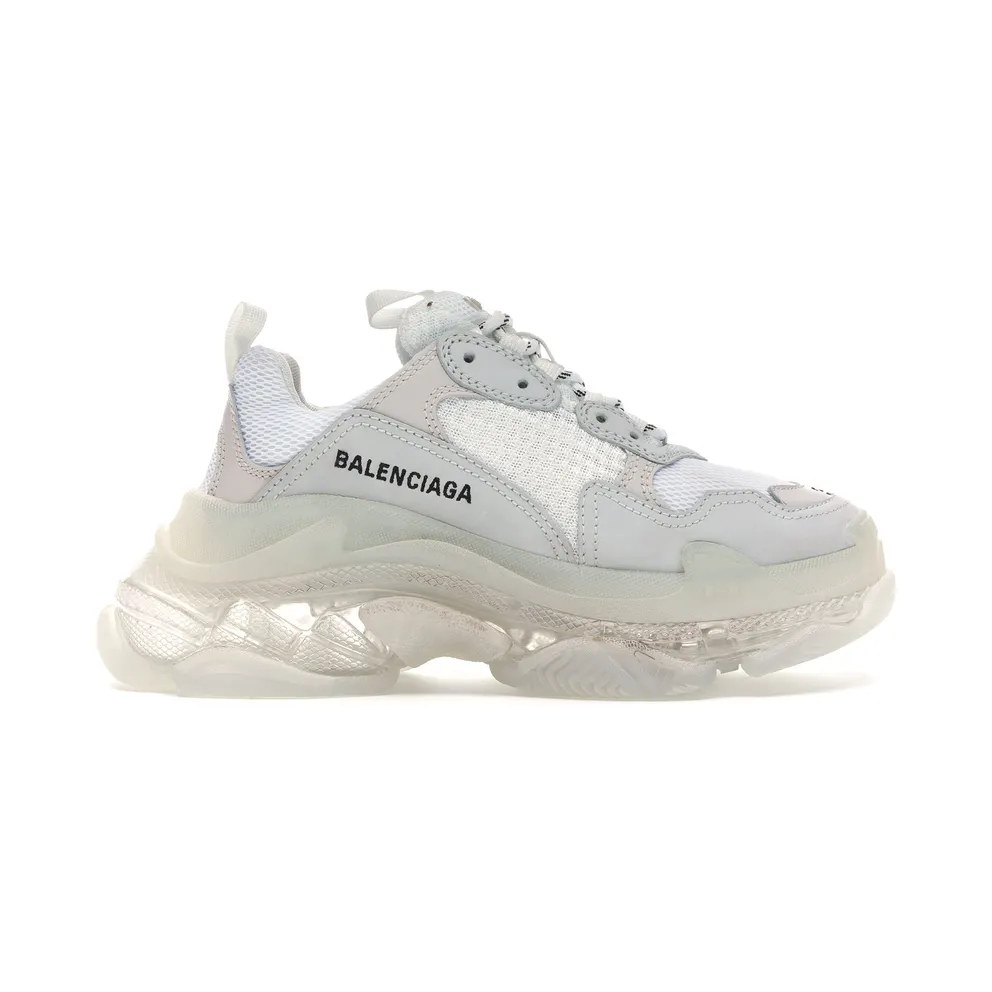 Balenciaga Triple S White Clear Sole (W)