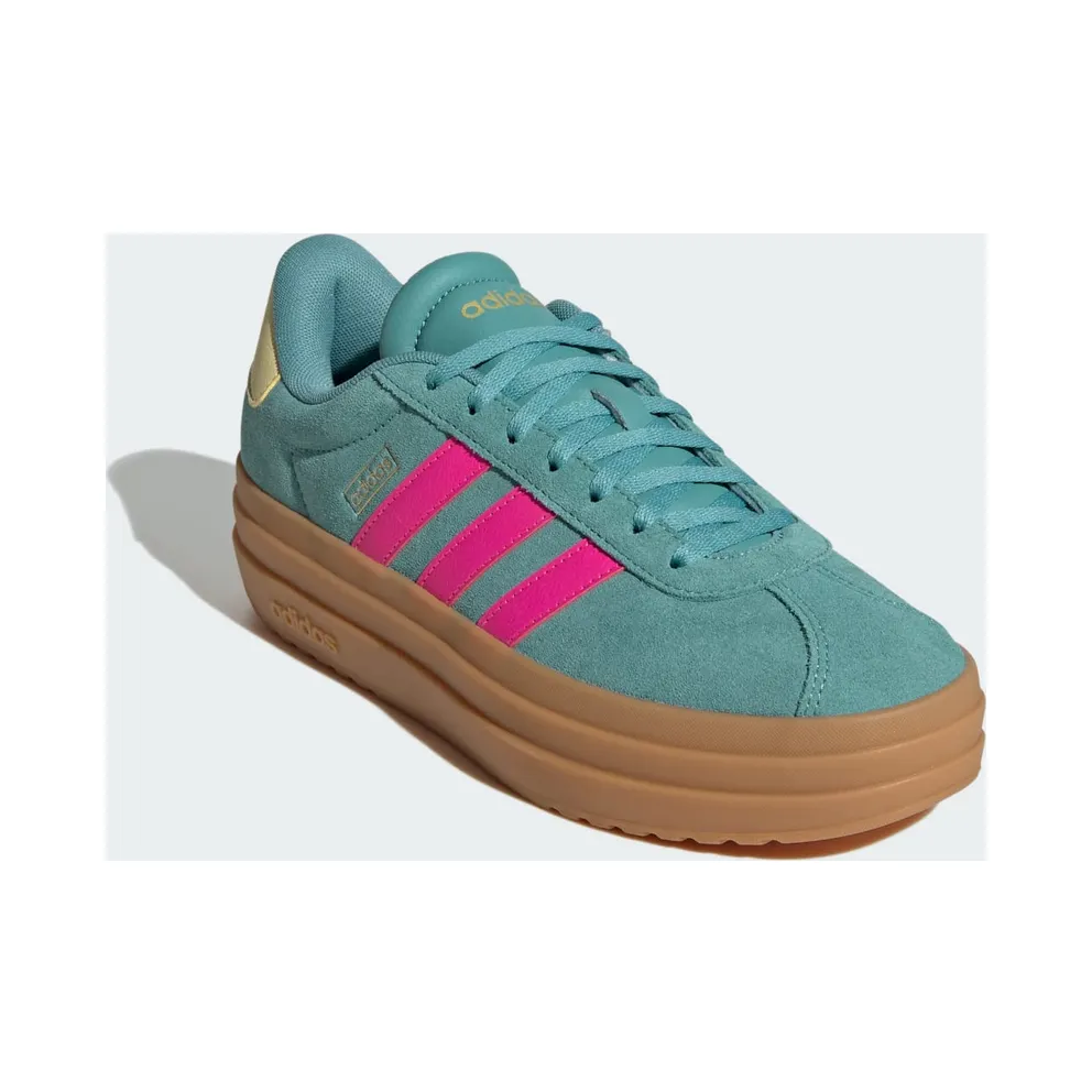 Adidas VL Court Bold Powder Teal / Shock Pink / Powder Yellow (JQ5634)