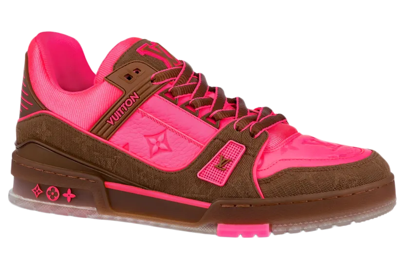 Louis Vuitton Trainer Pink Brown (1A8Z5A)