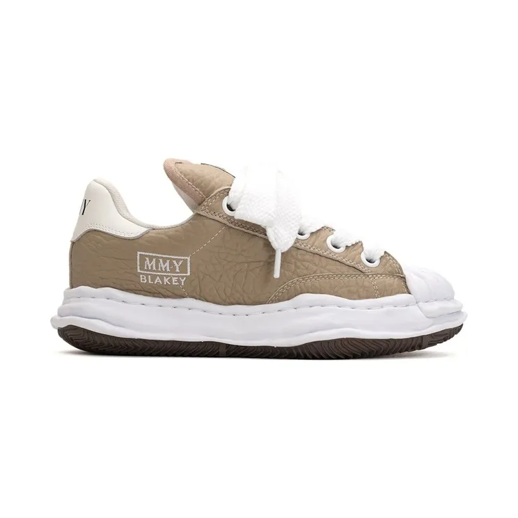 Maison Mihara Yasuhiro Blakey Puffer OG Sole Monster Leather Low Beige (A15FW730-BEI)