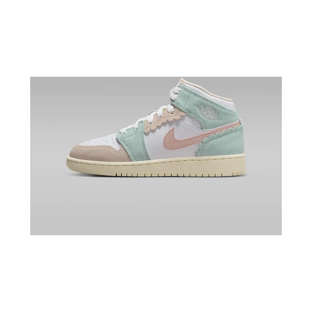 Air Jordan 1 Mid GS “Pink Oxford” (DZ5361-100)